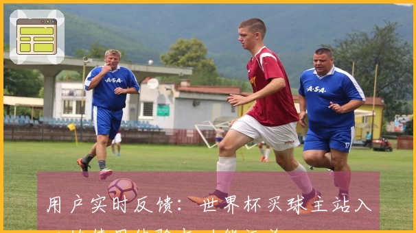 用户实时反馈：世界杯买球主站入口的使用体验与功能汇总
