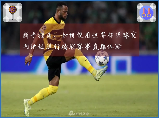 新手指南：如何使用世界杯买球官网地址进行精彩赛事直播体验